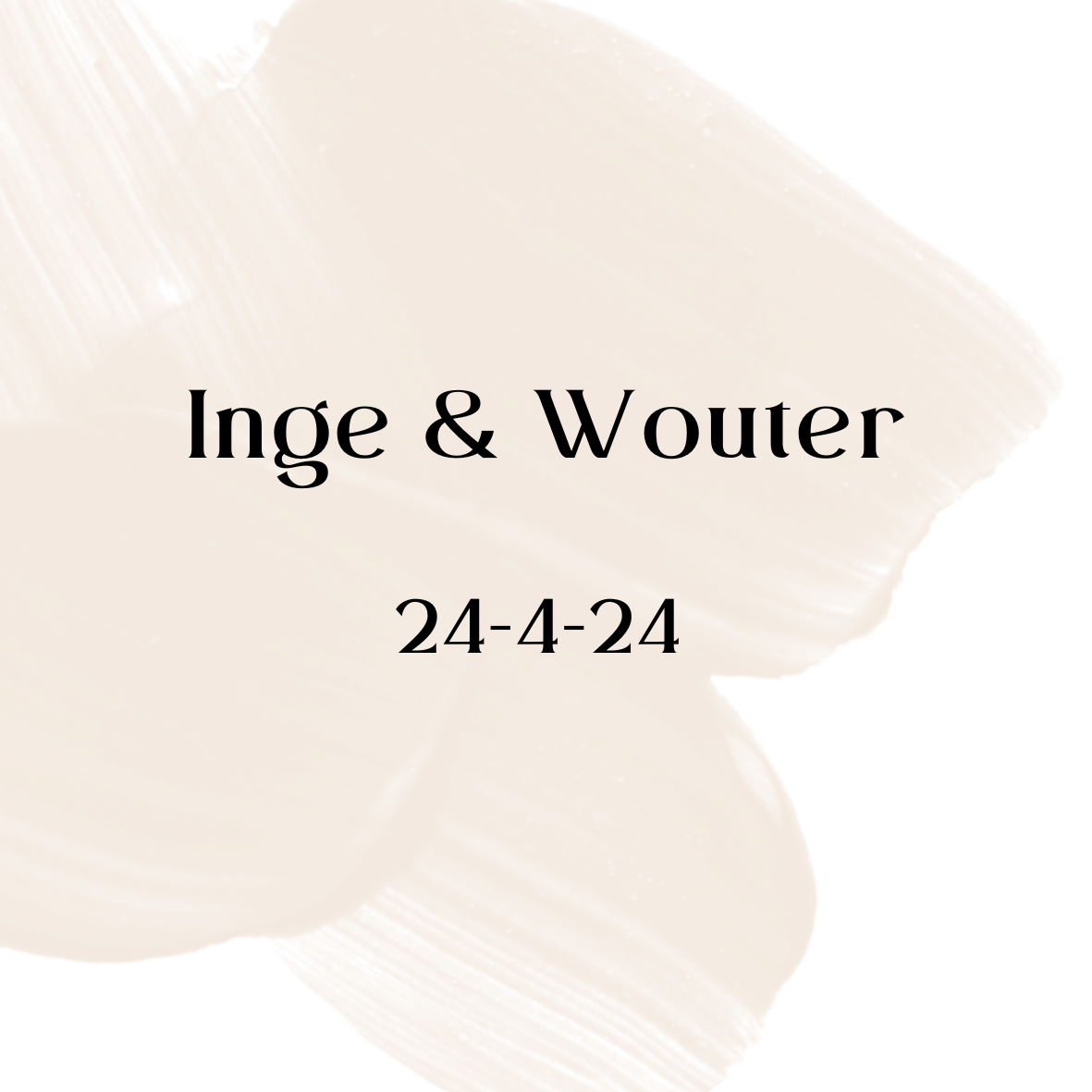 Inge & Wouter 4-24